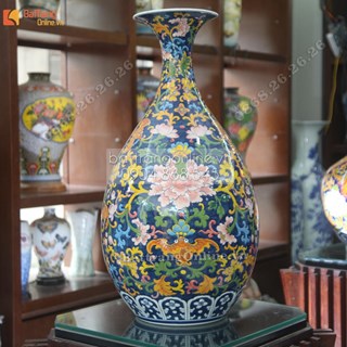 Tỳ bà vẽ bảo tiên ánh phúc - cao 70cm