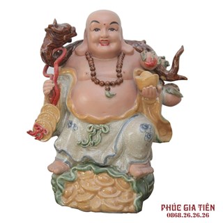 Tượng Di Lặc Gánh Tiền Đào